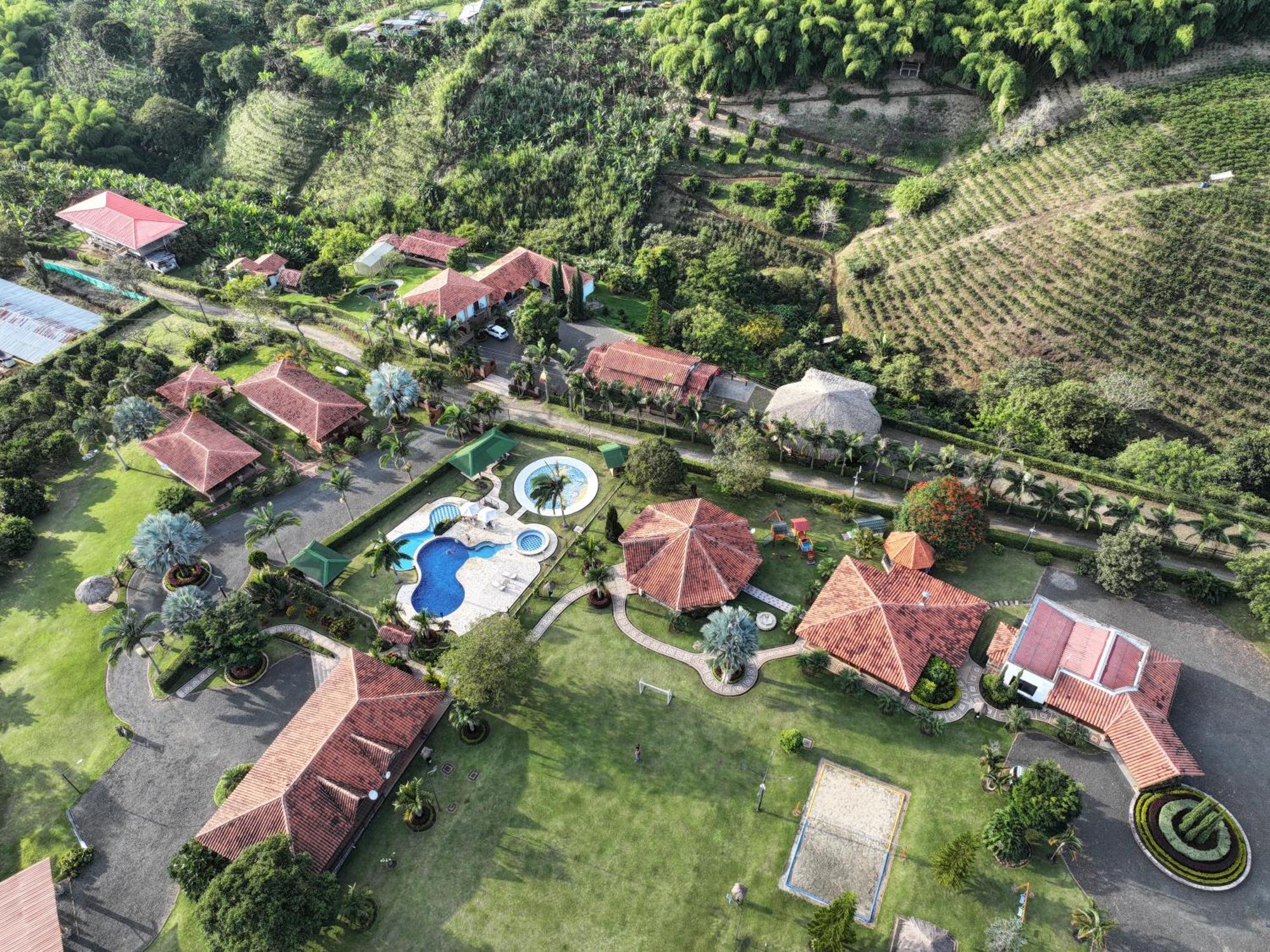 La Victoria Hotel Campestre Quimbaya Eksteriør bilde