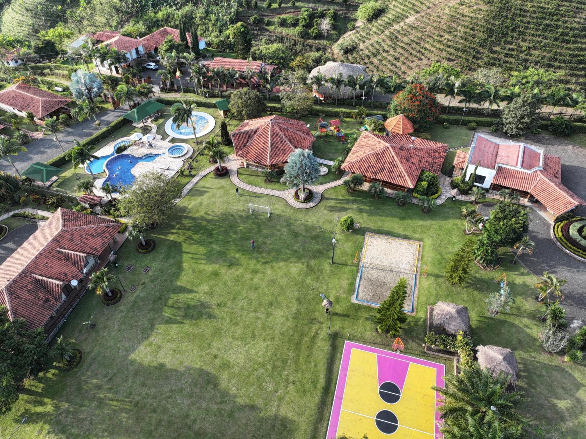 La Victoria Hotel Campestre Quimbaya Eksteriør bilde